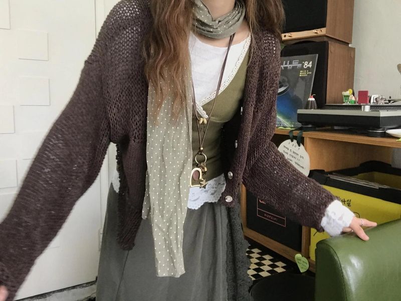 repe lace sleeve