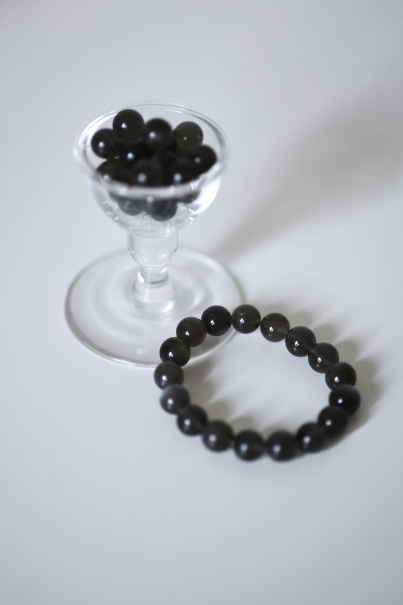 Yokan Grey Moonstone Bracelet handmade