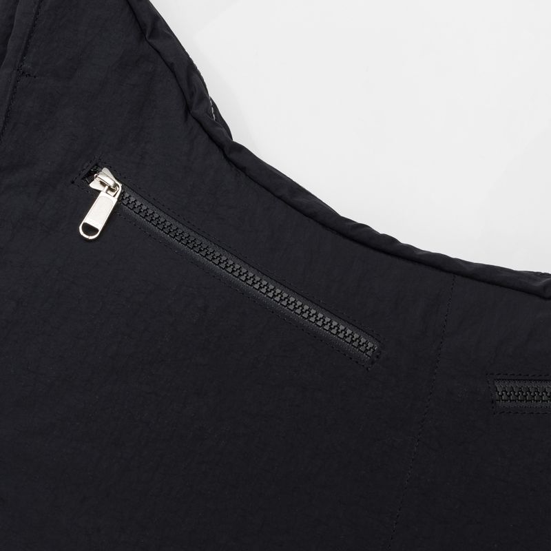 Knotted Shoulder Bag (Nylon-Black)