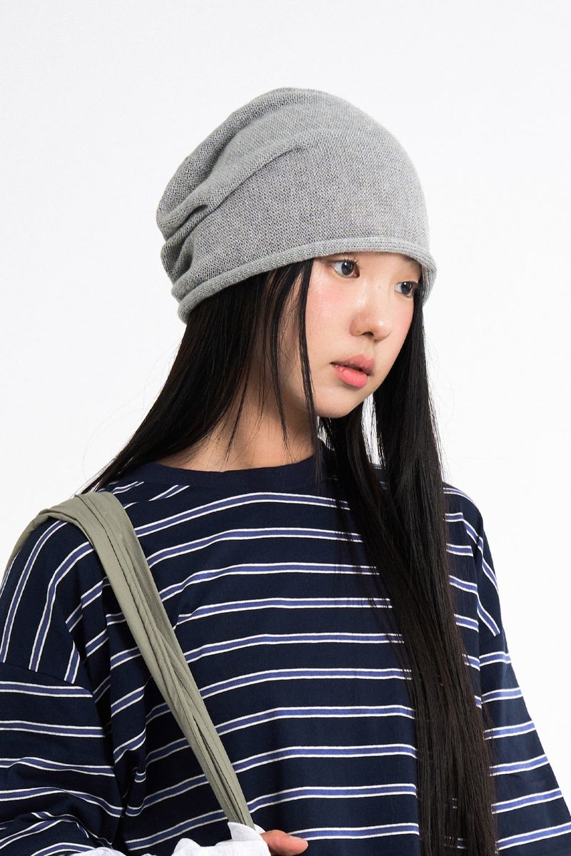 Raucohouse（ラウコハウス）の「ライトドレープコットンビーニー（帽子）」