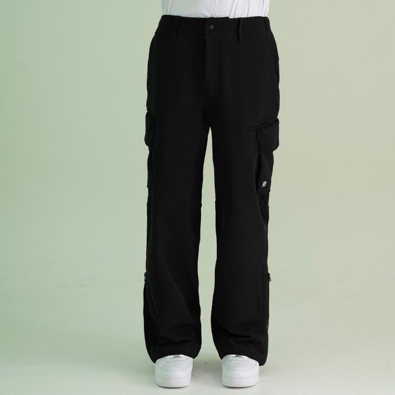 Poly Span Winter Cargo Pants - BLACK