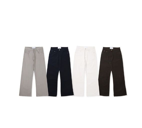 Raiden Cotton Semi-Flare Pants