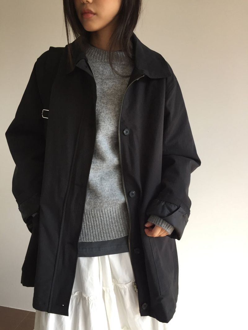 Liam Solid Half Coat (3color)