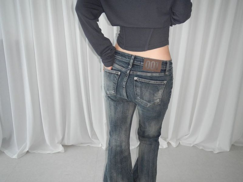 sister washing dyeing bootcut