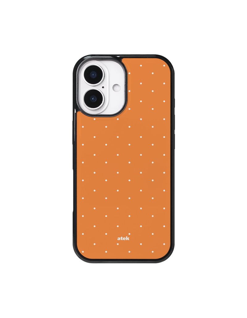 ATEK(アテック)の「Orange Dot Magsafe Glass Bumper Case(Smartphone Accessories)」