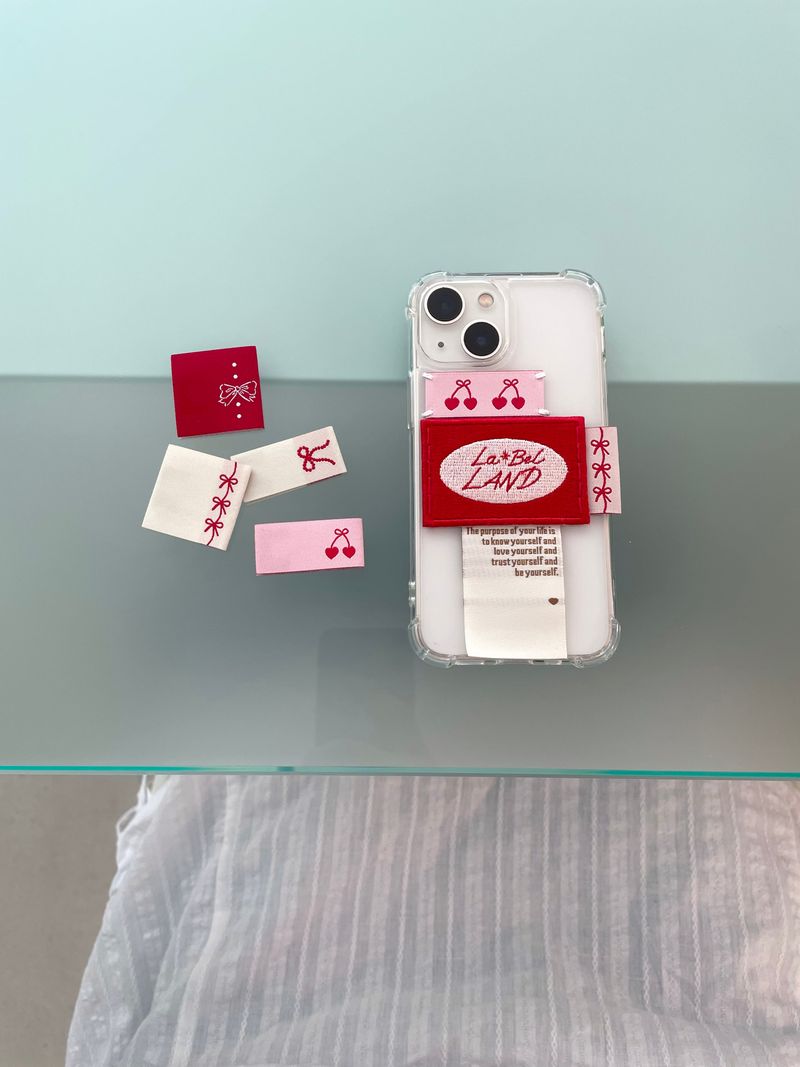 KITSCH LABEL PHONECASE (RED)