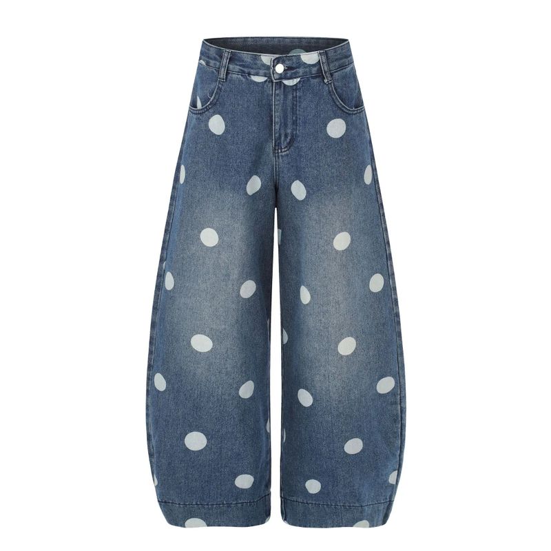 Cozy&Kitsch（コージーアンドキッチ）の「ビッグドットバレルデニムジーンズ（パンツ）」