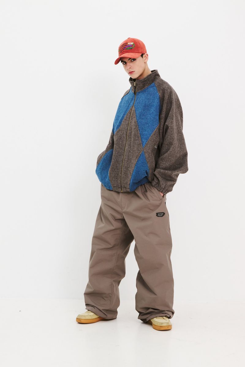 BSRABBIT(ビエスラビット)の「CLASSIC WIDE TRACK PANTS ASH BROWN(Pants)」