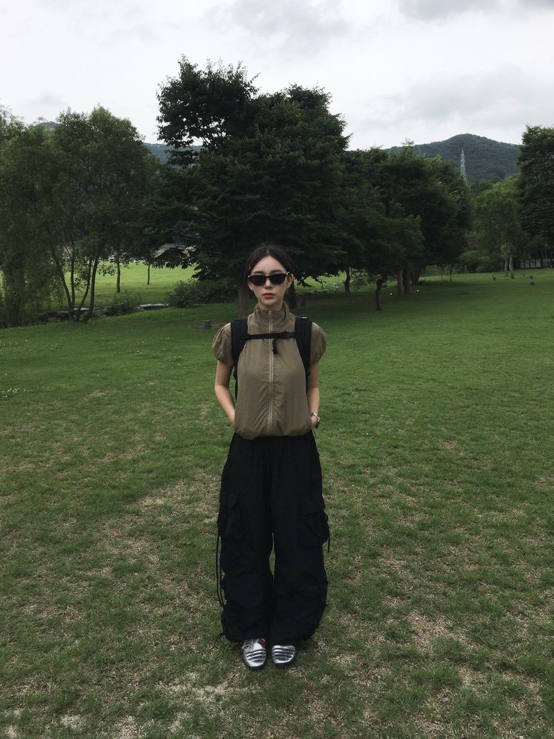 Puff Volume Half Zip-Up (2c)