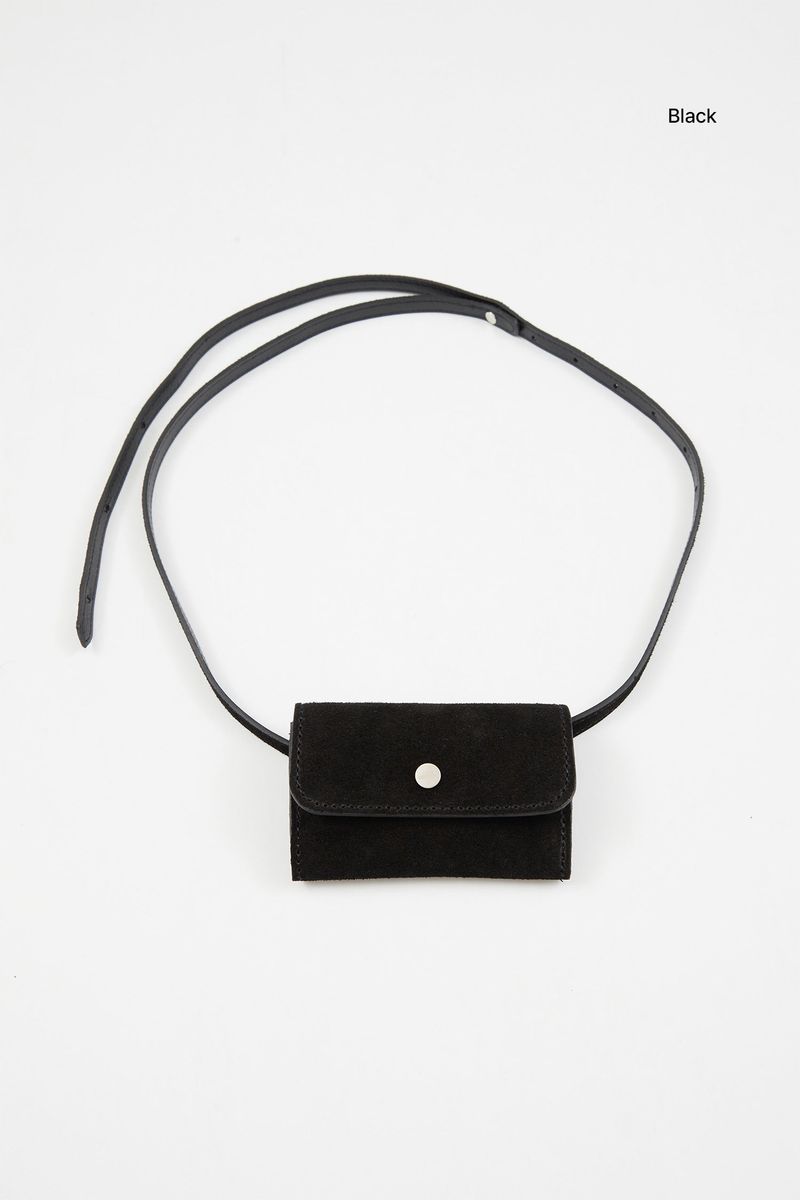 Mood real leather mini belt bag