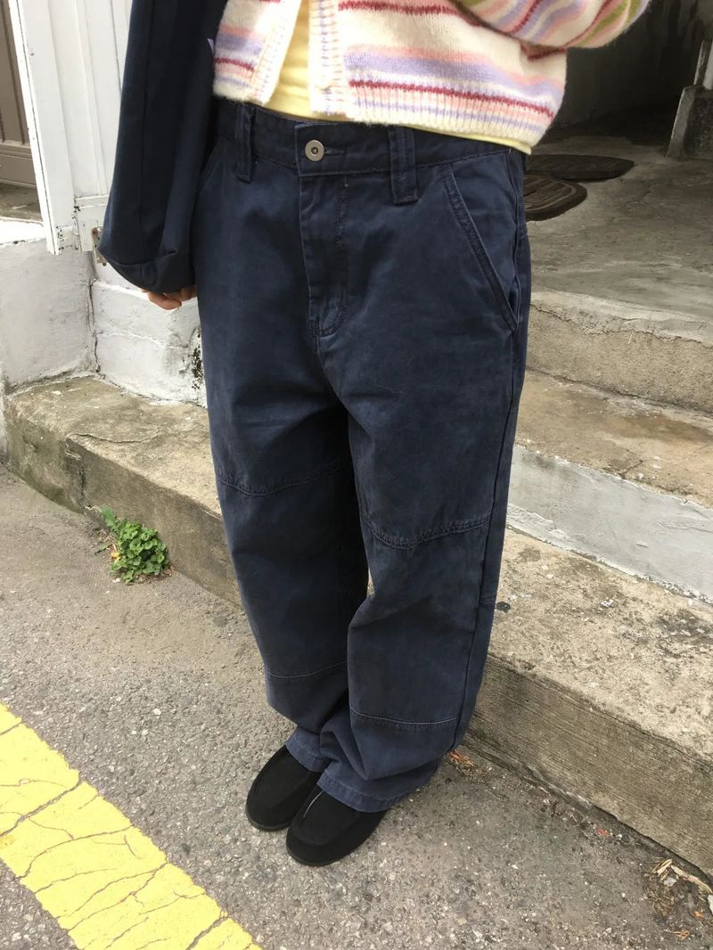 Patina panel pants (3color)