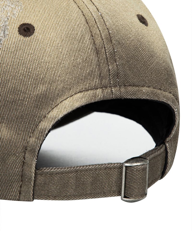 WASHED METAL LOGO BALL CAP