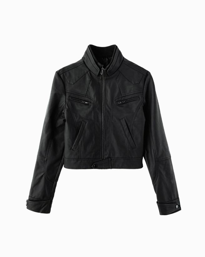 26FW★ MATTE SHIFT LOOSE LEATHER JACKET