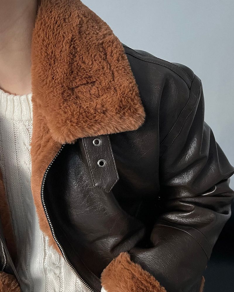 ECT bold Oversized fit suede jacket (3 colors)