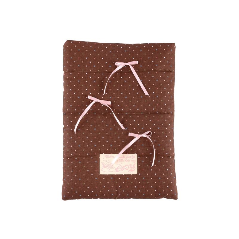 Pillow Notebook Pouch_dot brown