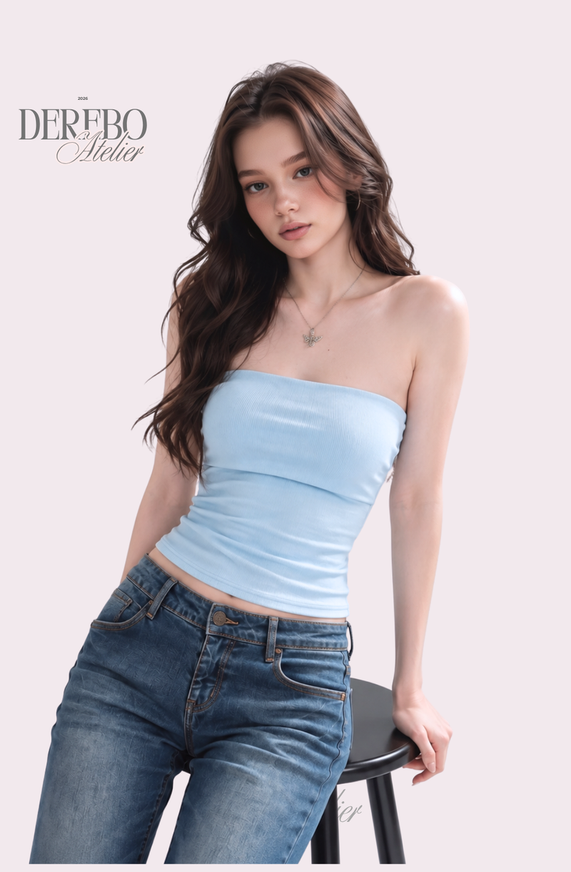 Pastel Pad Slim Tube Top