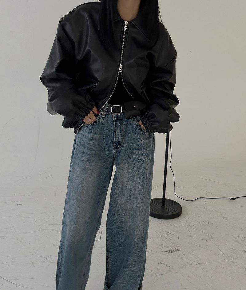 Unbalanced Off-Shoulder Warmer SET T-Shirt