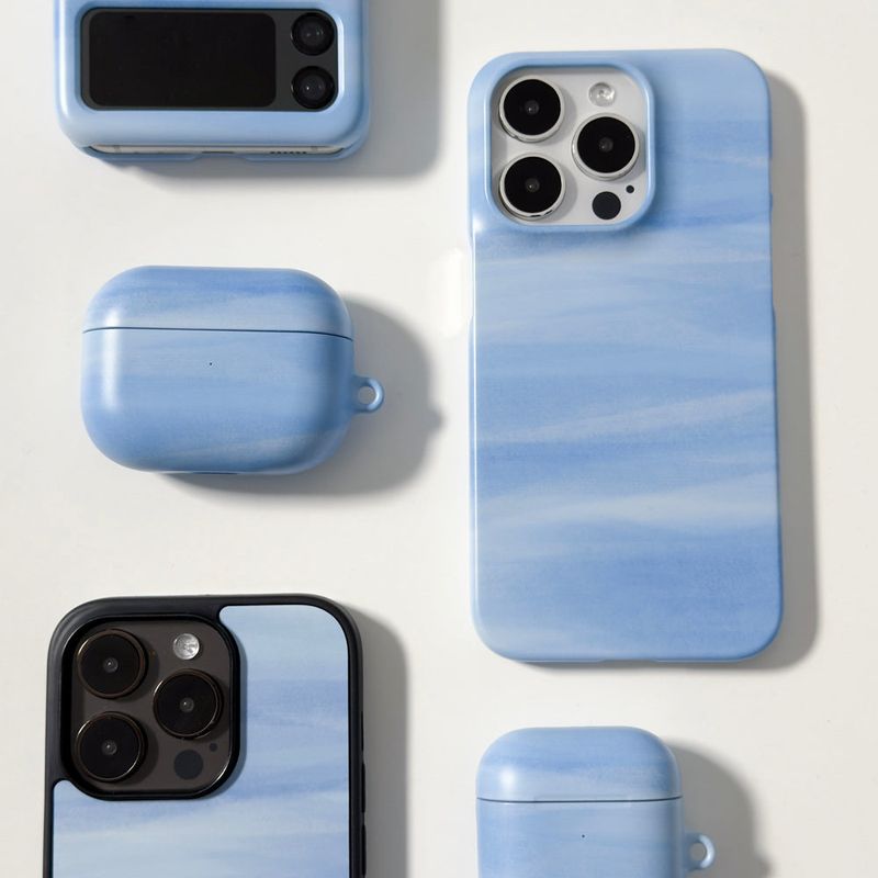 Blue Canvas (Matt Phone Case)