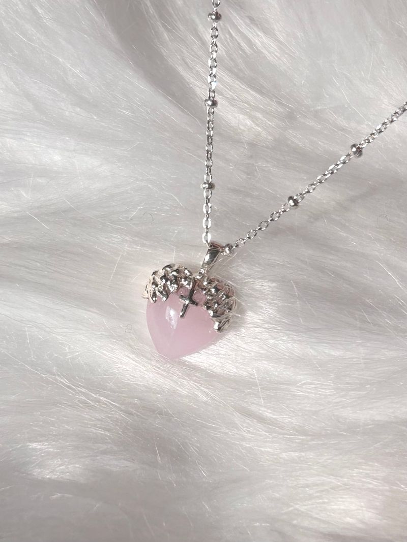 DANI（ダニ）の「セラフィムネックレス(ピンク,オパール)（アクセサリー）」