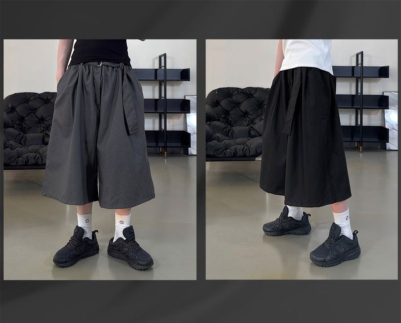 Koz Belted Bermuda Slacks