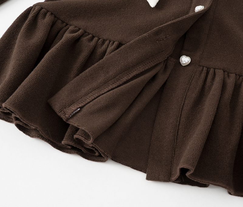Avery Ribbon Peplum Cardigan