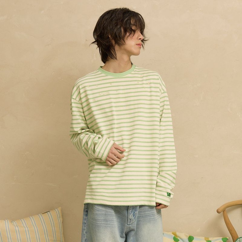 Stripe Multi Long Sleeve T-shirt