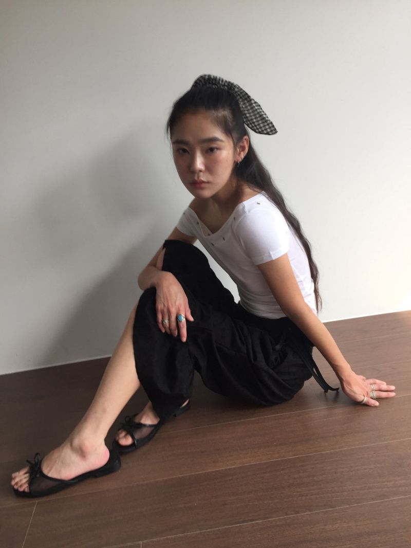 Rush Eyelet T-shirt (3color)
