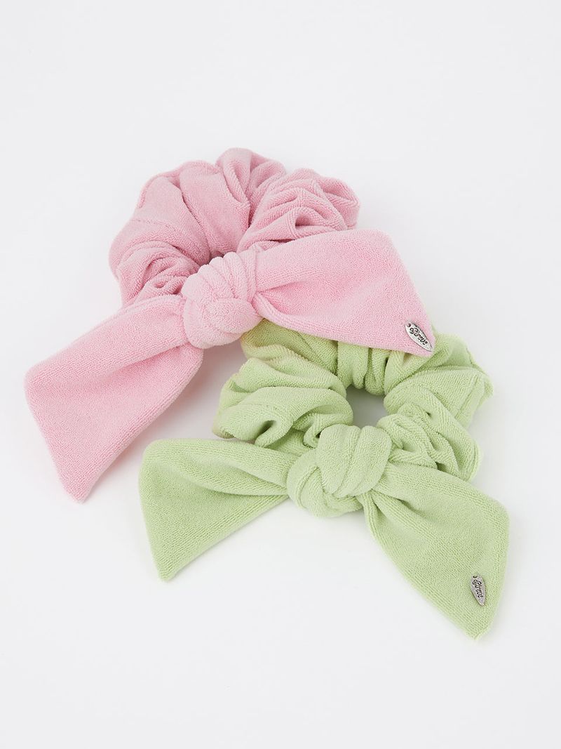 TERRY RIBBON SCRUNCHIE_LIME