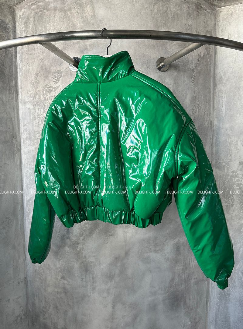 Enamel Glossy Cropped Padding