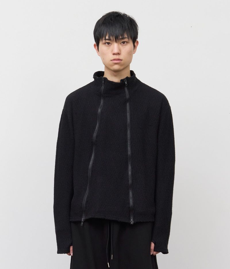 HIFIFNK(ハイファイファンク)の「Object Knitted Zip Up(Tops)」