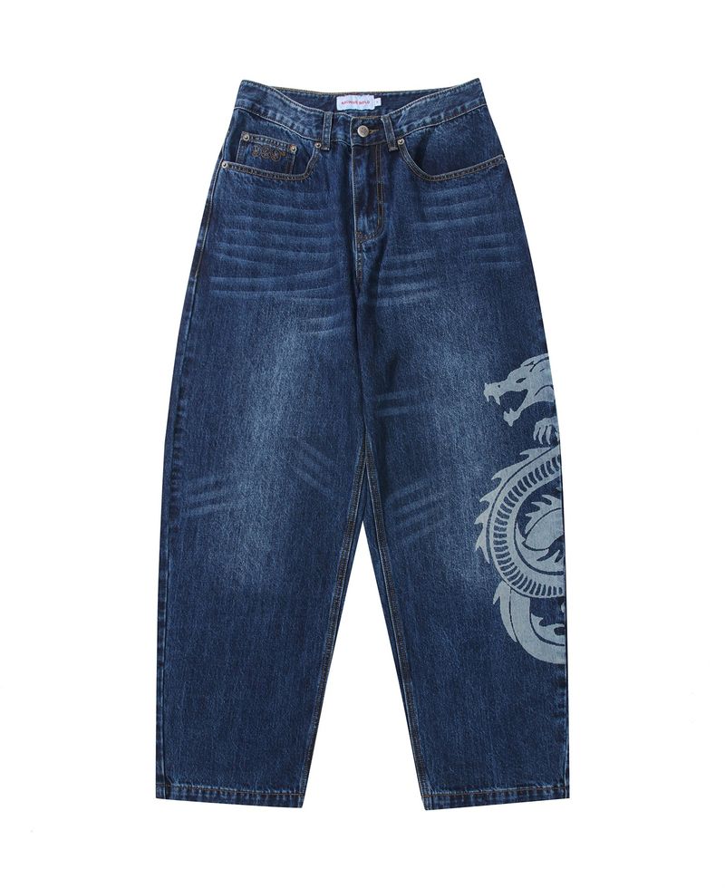 ARCHIVE BOLD（アーカイブボールド）の「DRAGON DENIM PANTS (DEEP BLUE)（Pants）」