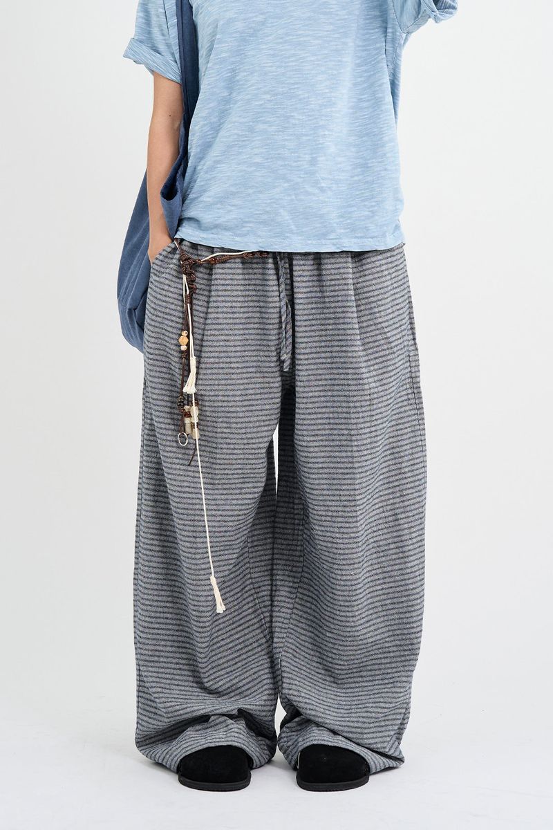 Raucohouse（ラウコハウス）の「Border stripe summer pants（Pants）」