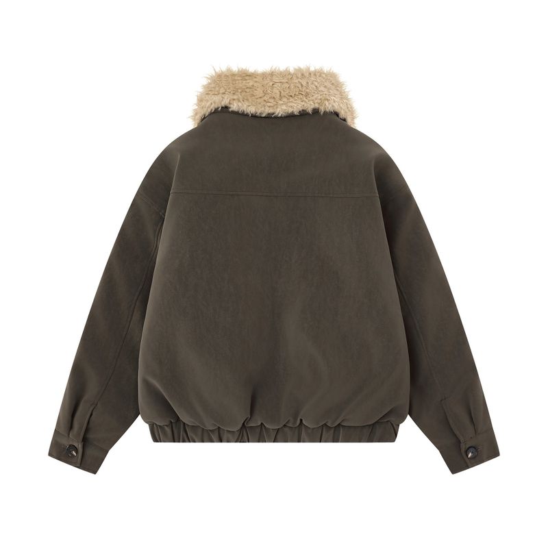 Oslo Faux Fur Collar Short Jacket