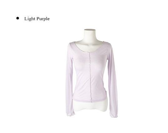 Nippy Frill Double-Side Layered T-Shirt