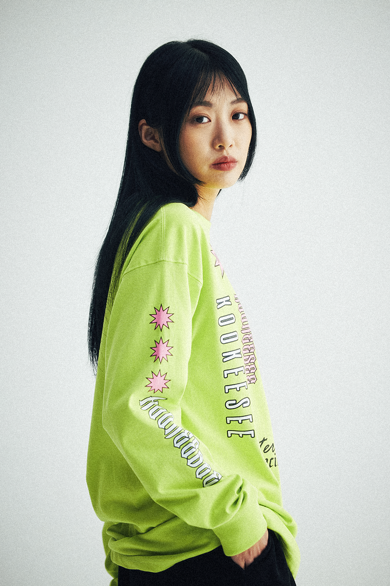KOOKEESEE Racing tee (Neon Green)