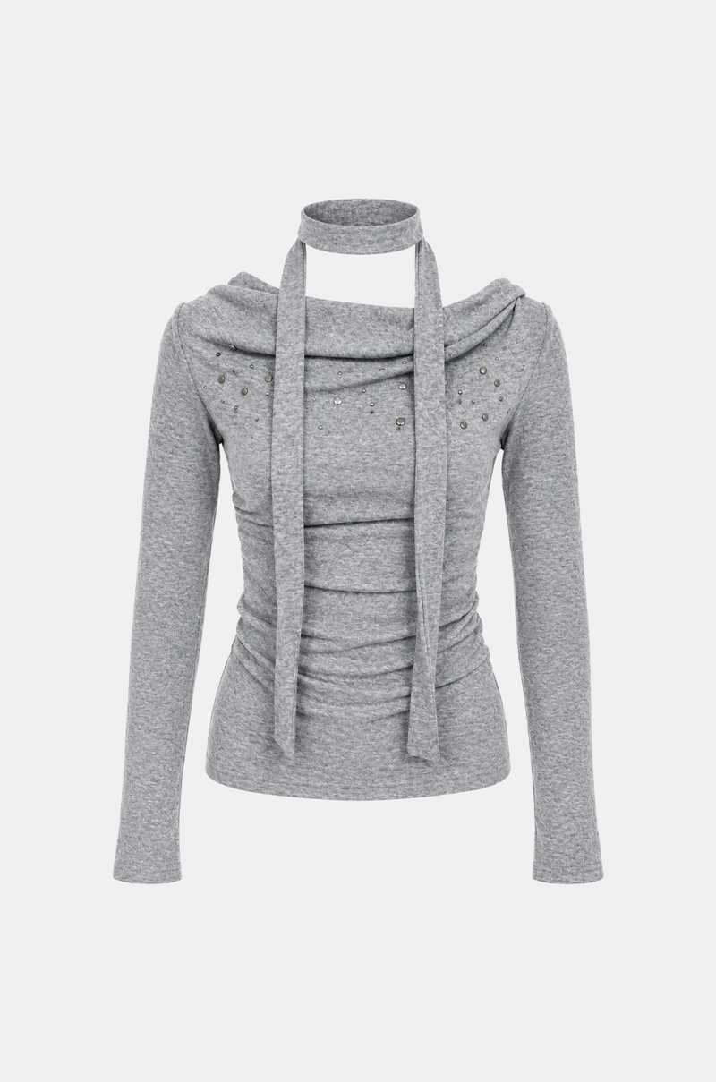 Sena Draped Scarf Top