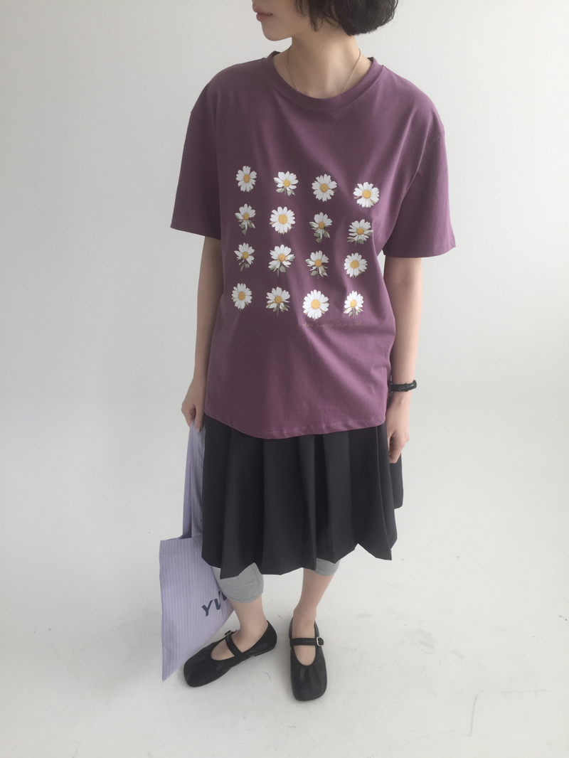 YWD FLOWER T-SHIRTS (3color)