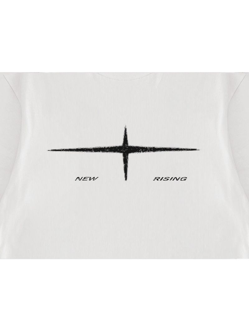 Rising lettering short sleeve T 3C