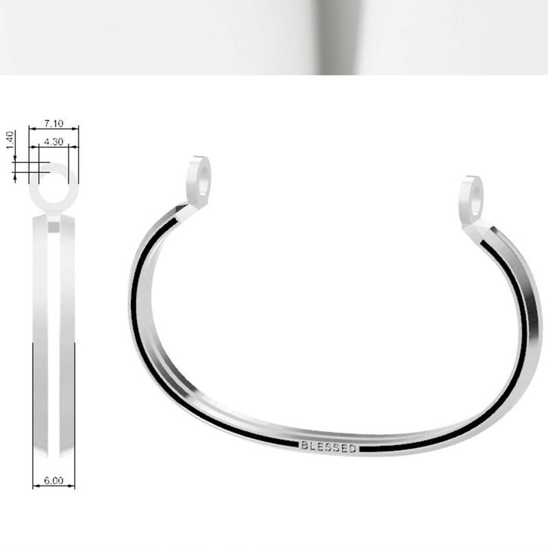 ss-ML reversible clamp blangle_L silver