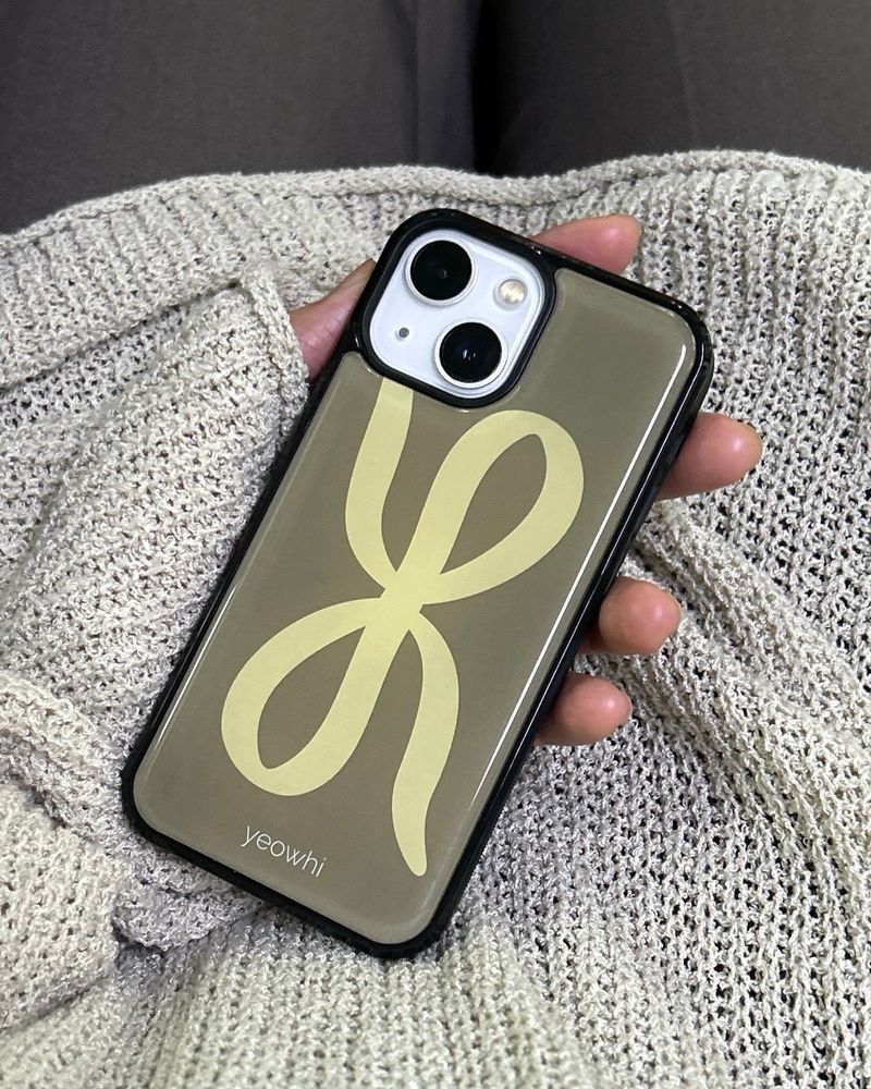 [MADE] yeowhi logo epoxy bumper case_khaki yellow