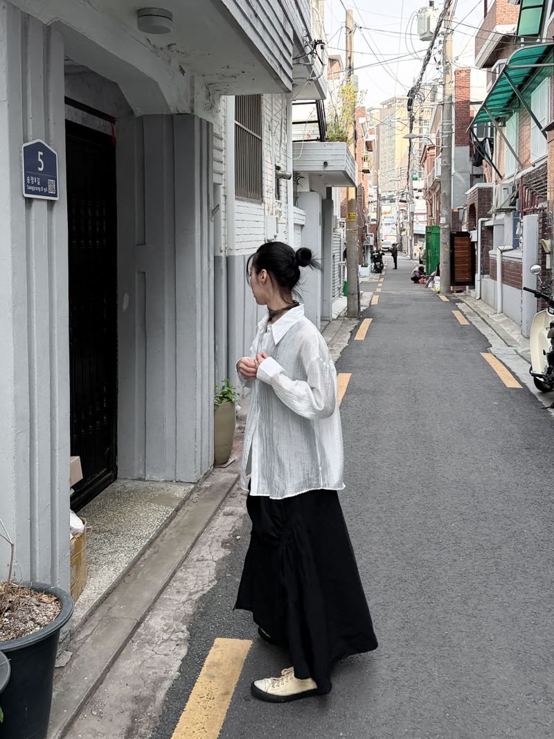 AIRY STRIPE SHIRT