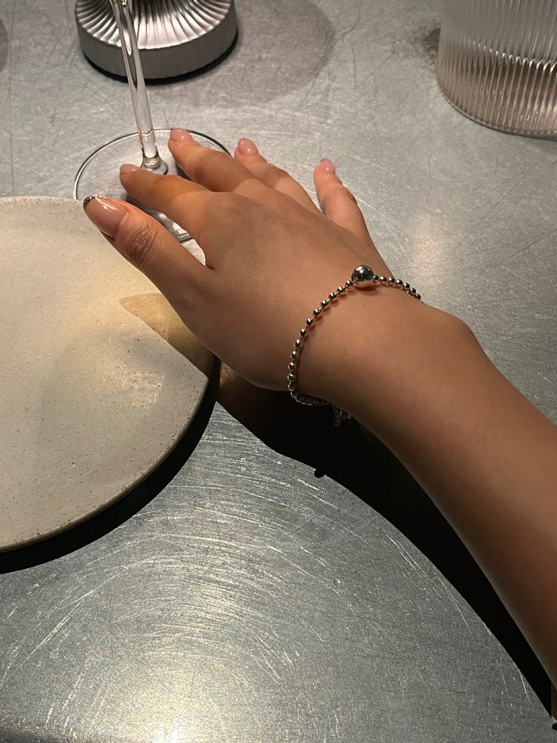 (silver925) Circle bracelet