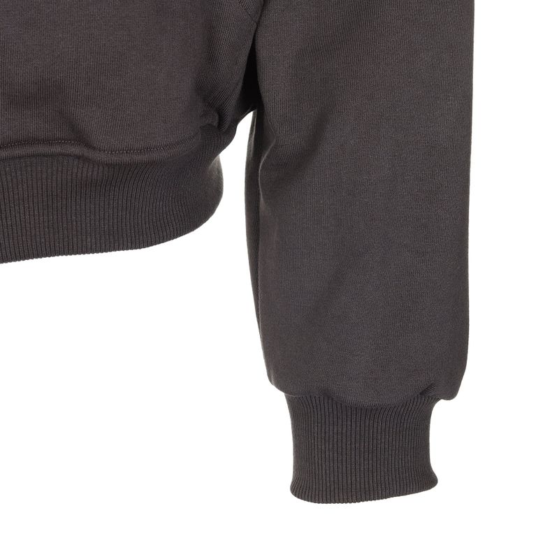 LAYERED STRING HOODIE ZIP-UP [DARK GRAY]