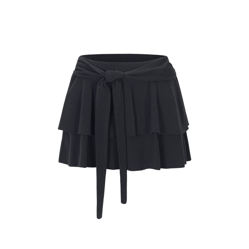 Bellialeu（ベルリアル）の「PLIE SKIRT-BLACK（Skirts）」