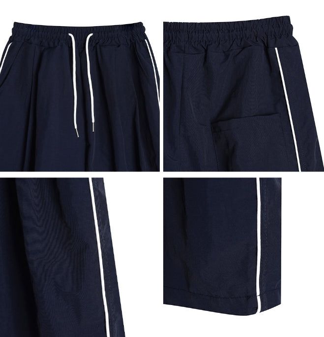 Tian Nylon Track Bermuda Pants