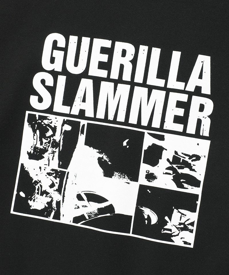 GUERILLA SLAMMERS RAGLAN SWEATSHIRT BLACK(CV2DFUM445A)