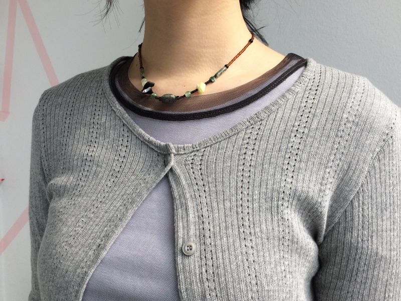 punching pocket cardigan