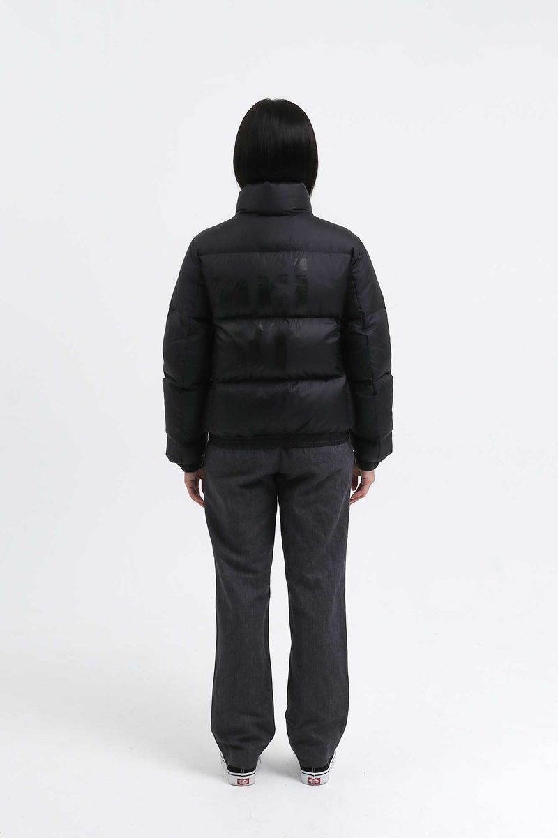 1/2 BASIC SAFARI DOWN JACKET (BLACK)