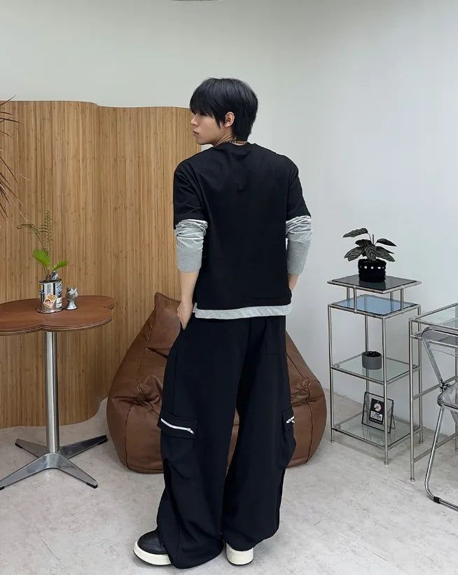 Diven Zipper Cargo Training Pants