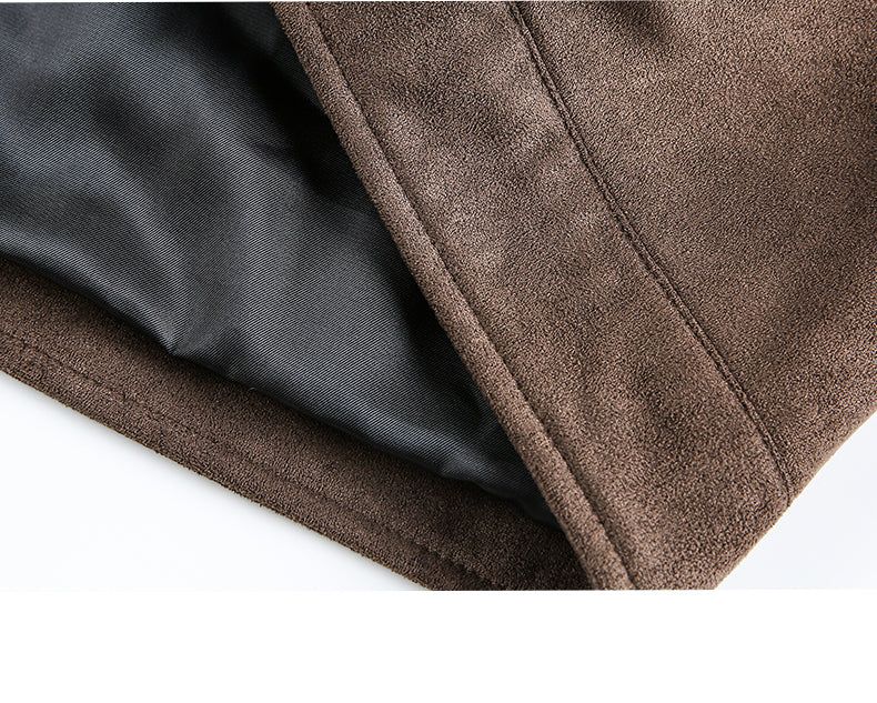 Mocha Vintage Suede Jacket 233317152